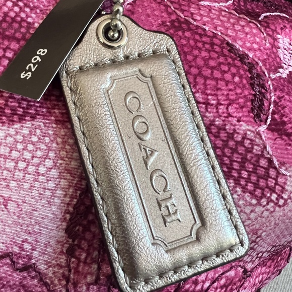 NEW w/tags Coach Madison Sophia Pink Floral Bag - Picture 12 of 13